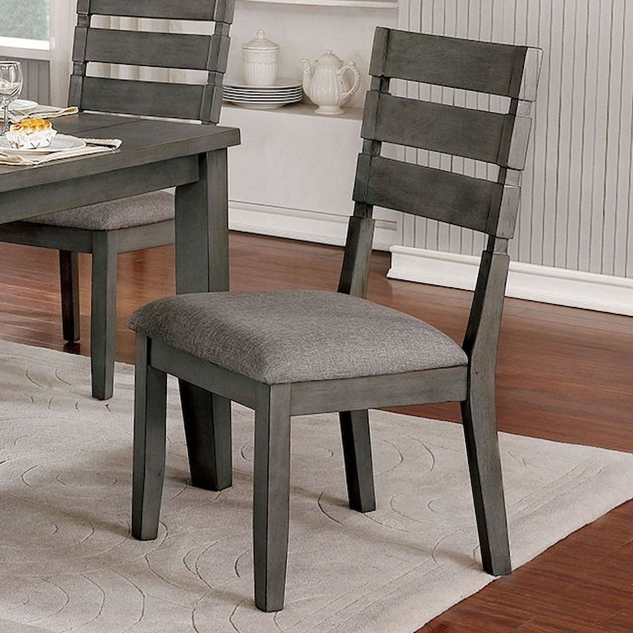 Furniture of America - FOA Viana 2-Piece Side Chair Set