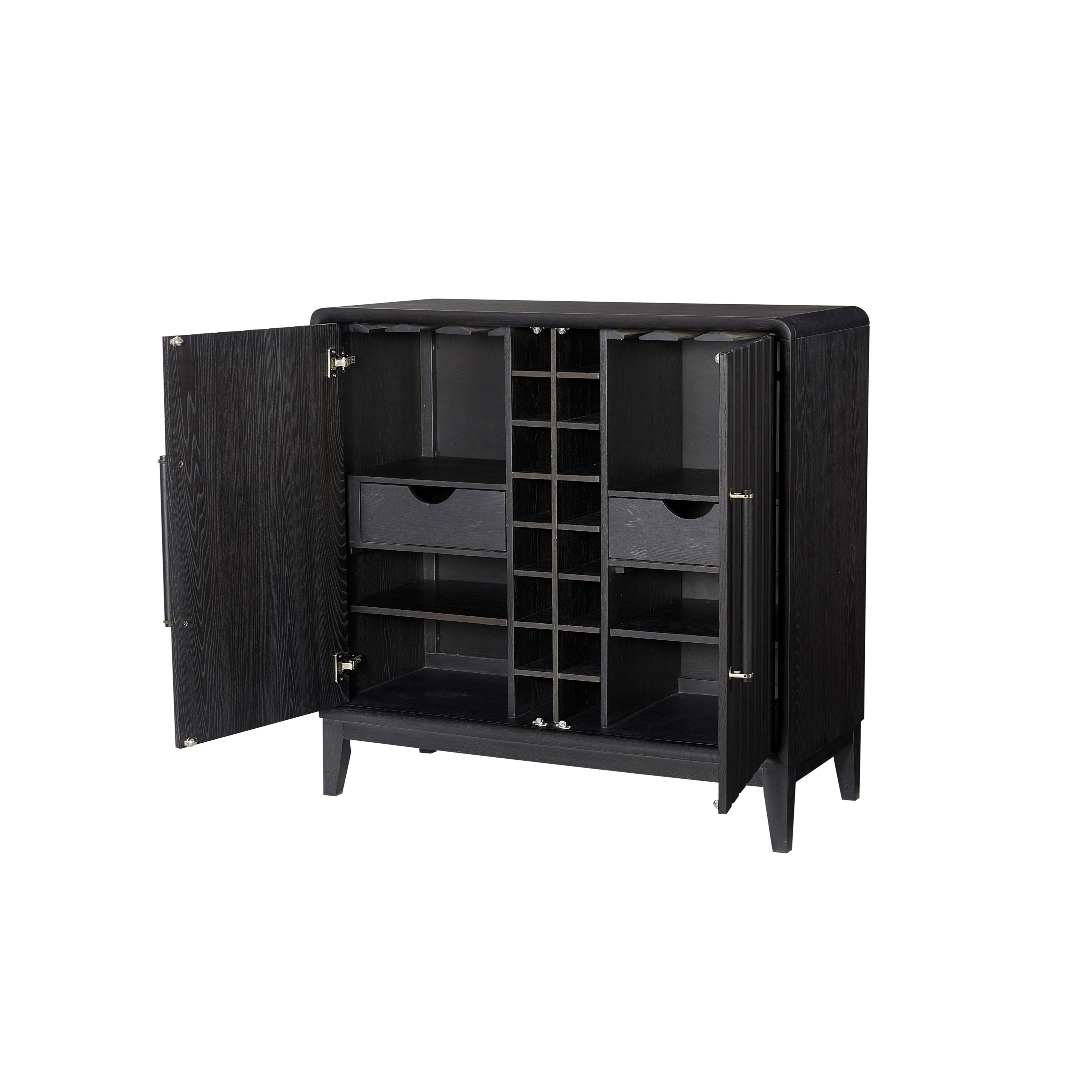 2-Door Channel Bar Cabinet