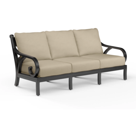 Outdoor Cushioned Sofa