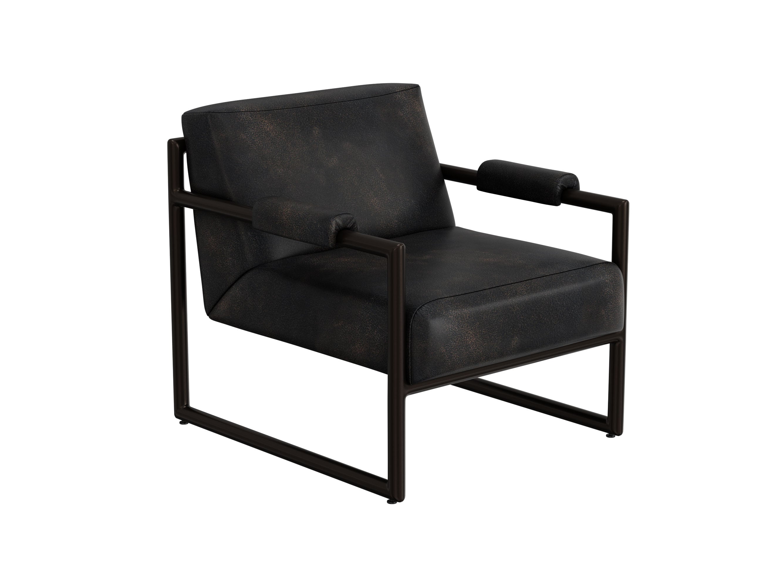 International Furniture Direct Galena Metal Frame Armchair