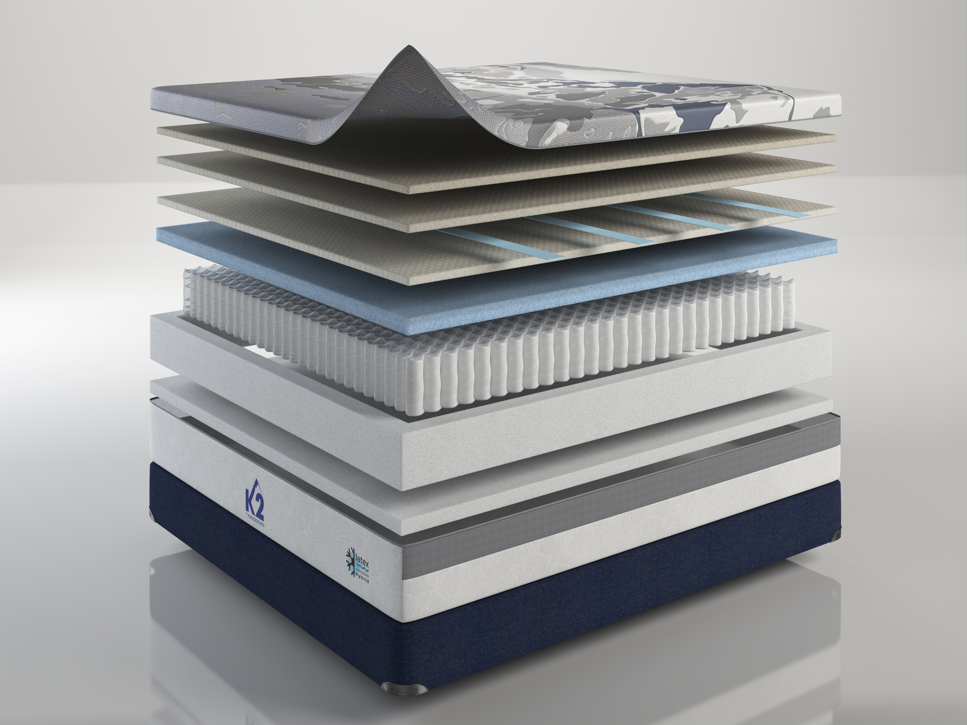 Twin XL Latex Hybrid Firm Mattress
