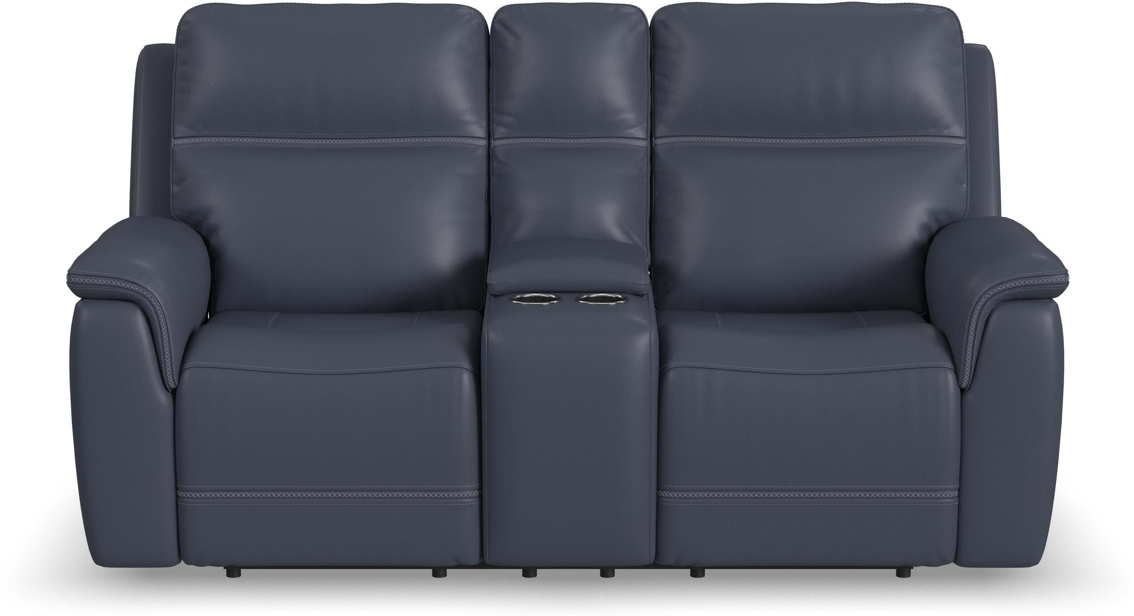 Power Reclining Console Loveseat