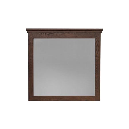 Dresser and Mirror Set - Dark Brown