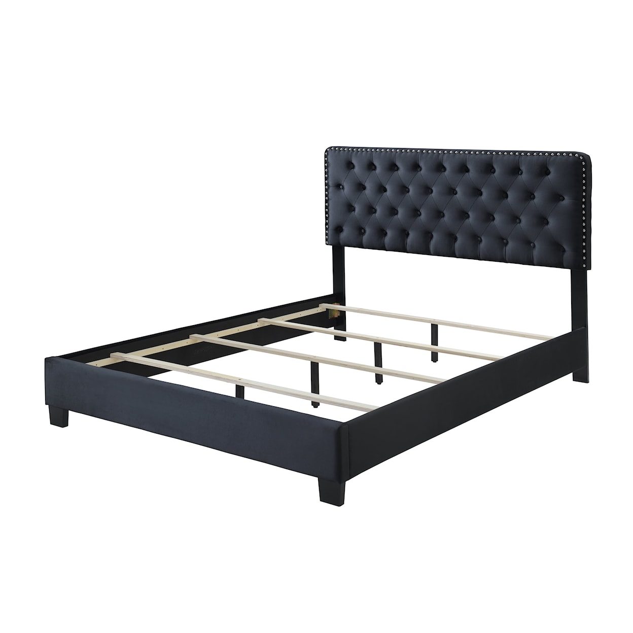 Crown Mark Ezra Upholstered King Panel Bed