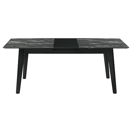 78-inch Extension Dining Table Faux Marble