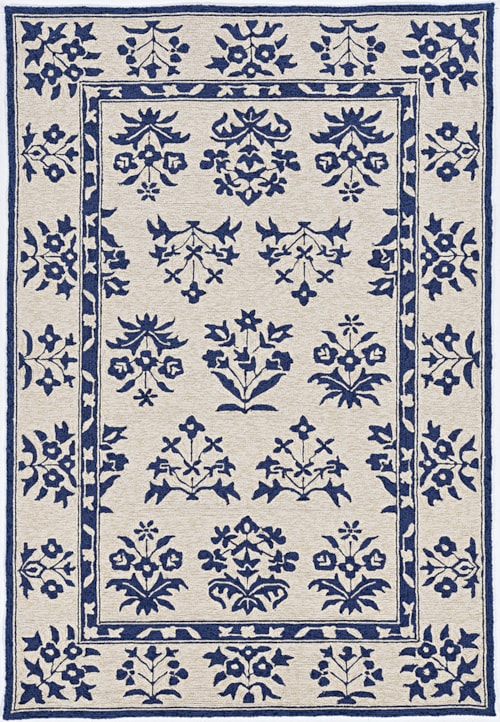 5' x 7'6" Sand Rectangle Rug