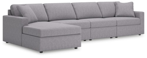 4-Piece Sectional With Chaise
