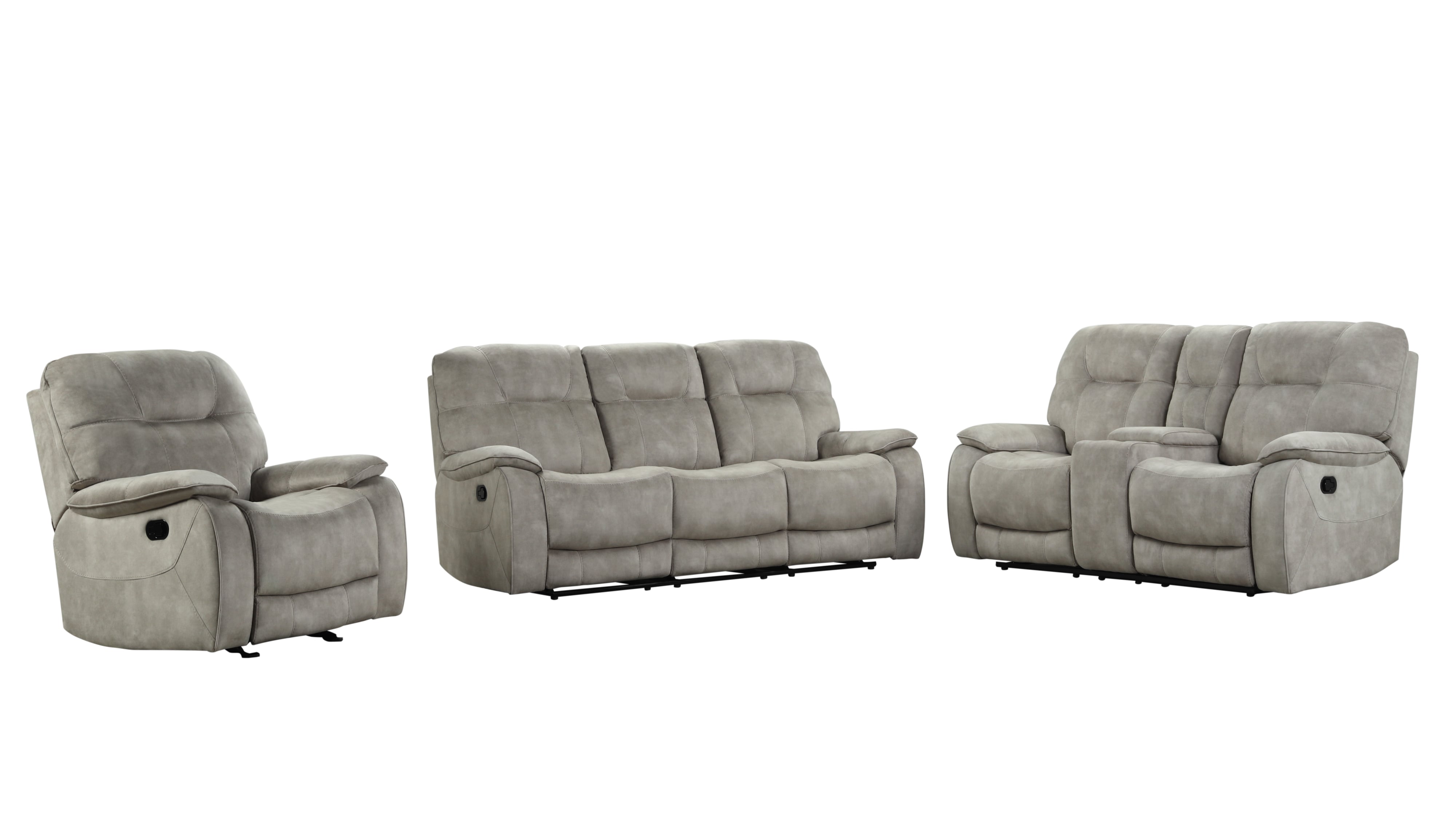3-Piece Manual Reclining Living Room Set