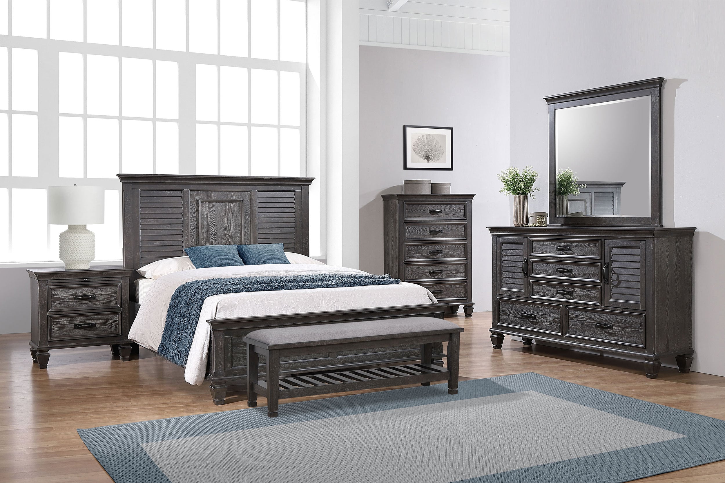 4-piece King Bedroom Set Sage