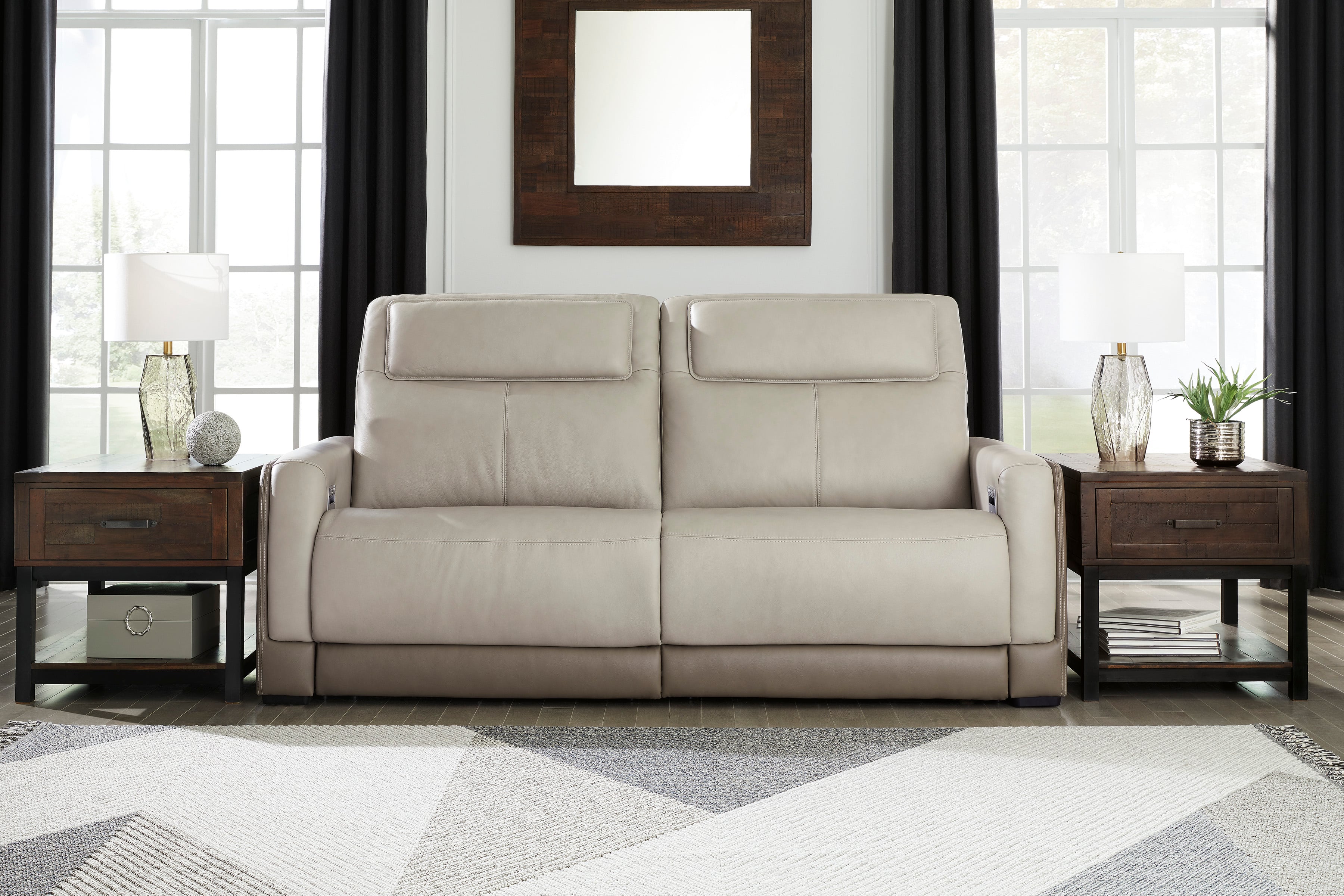 Dual Power Reclining Sofa