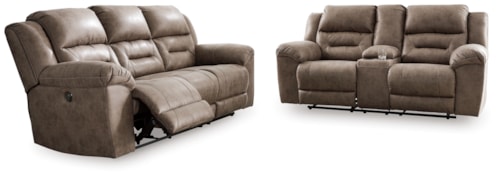 Power Reclining Sofa And Loveseat
