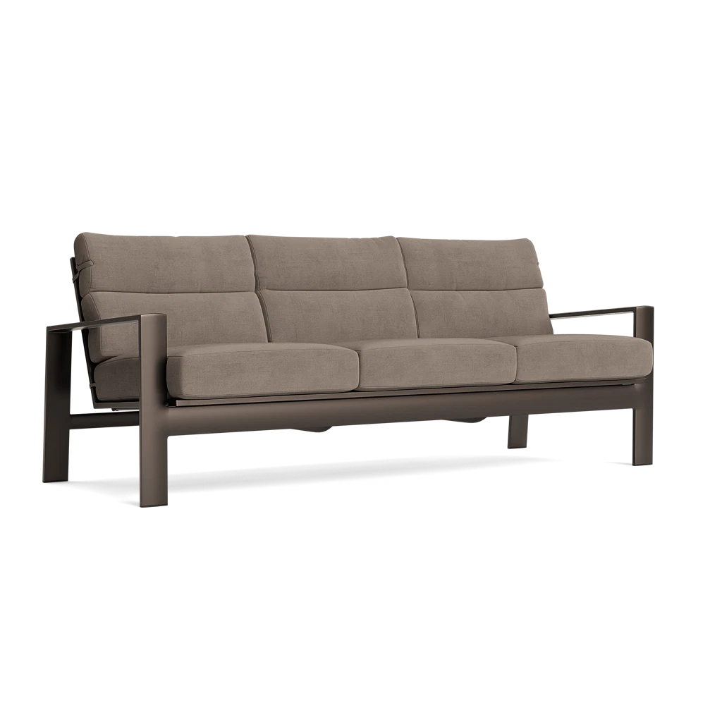Cushioned Aluminum Sofa