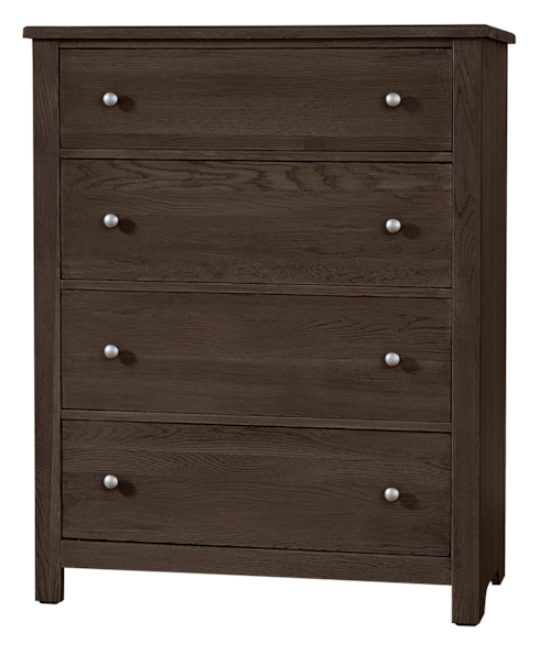 Transitional 4-Drawer Chest of Drawers