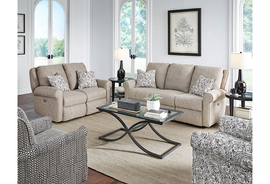 Key Note Power Reclining Living Room Set by Southern Motion at Esprit Decor Home Furnishings