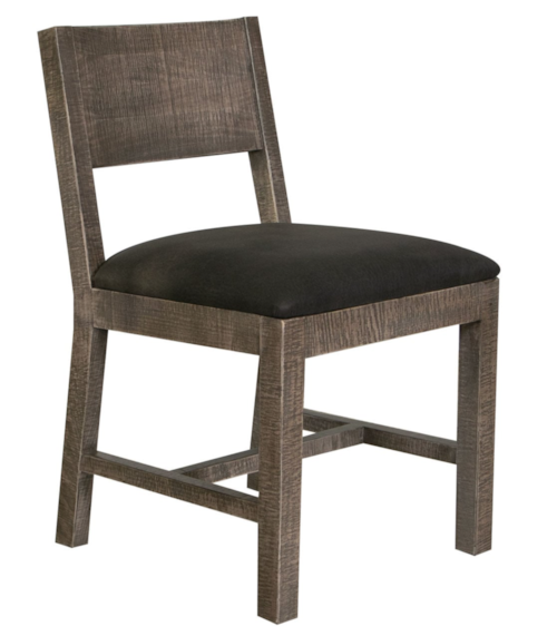 Transitional Dining Chair with Upholstered Seat