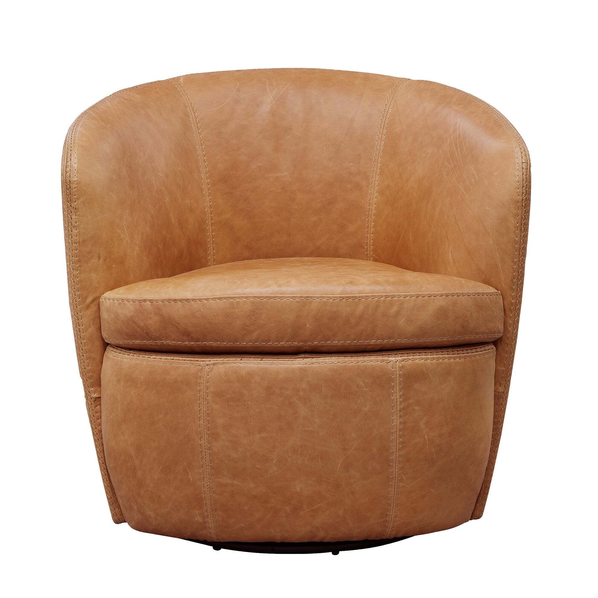Swivel Barrel Chair