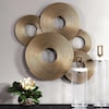 Uttermost Alternative Wall Decor Ahmet Gold Rings Wall Decor