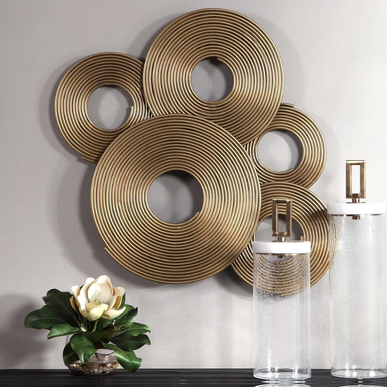 Uttermost Alternative Wall Decor Ahmet Gold Rings Wall Decor