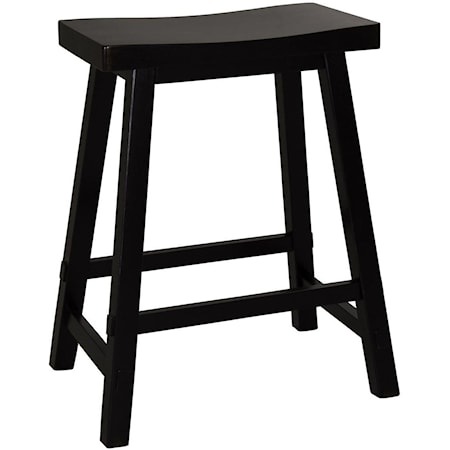 24 Inch Sawhorse Counter Height Stool