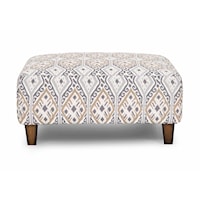 Casual Square Cocktail Ottoman