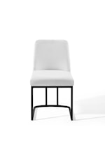 Modway Amplify Sled Base Performance Velvet Dining Side Chair