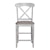 Liberty Furniture Ocean Isle Modern Farmhouse Counter Height Stool with X-Back Design
