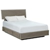 Whittier Wood Ellison. Queen Adjustable Headboard Storage Bed