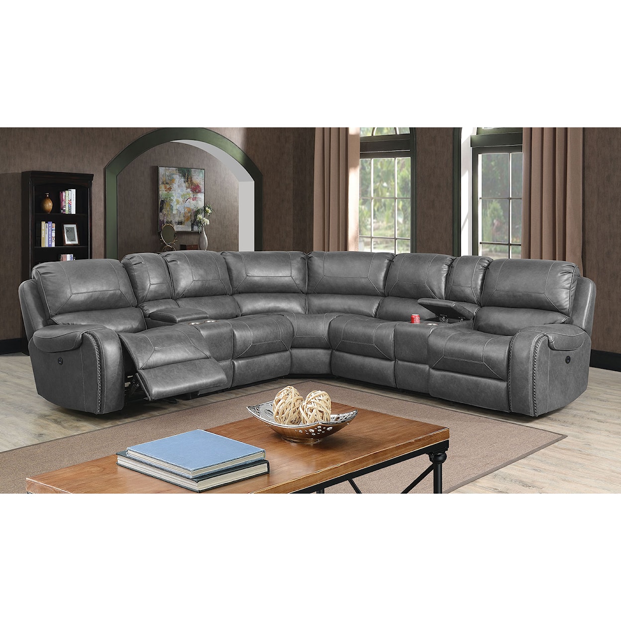 Furniture of America Joanne Power Sectional