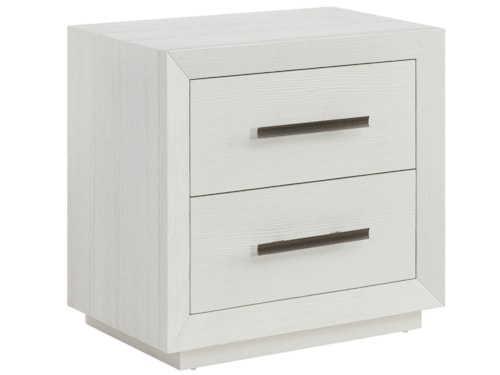 Coastal 2-Door Nightstand with USB/USB-C Ports