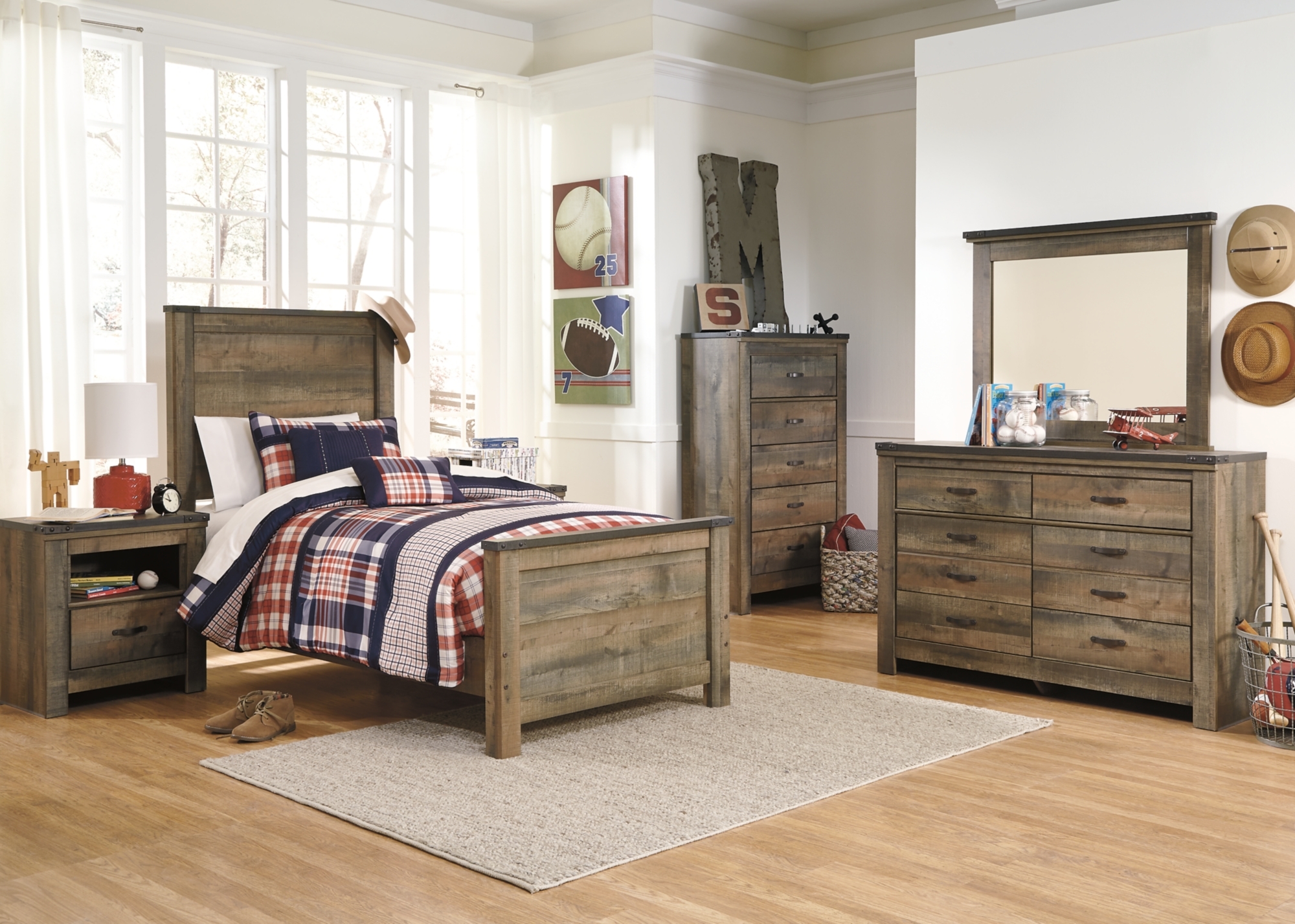 Twin Panel Bed