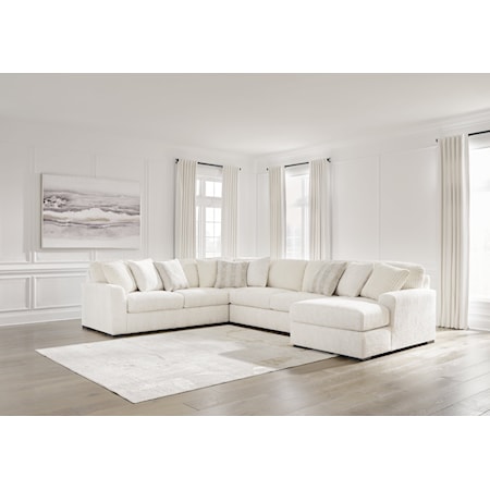 4-Piece Sectional With Chaise