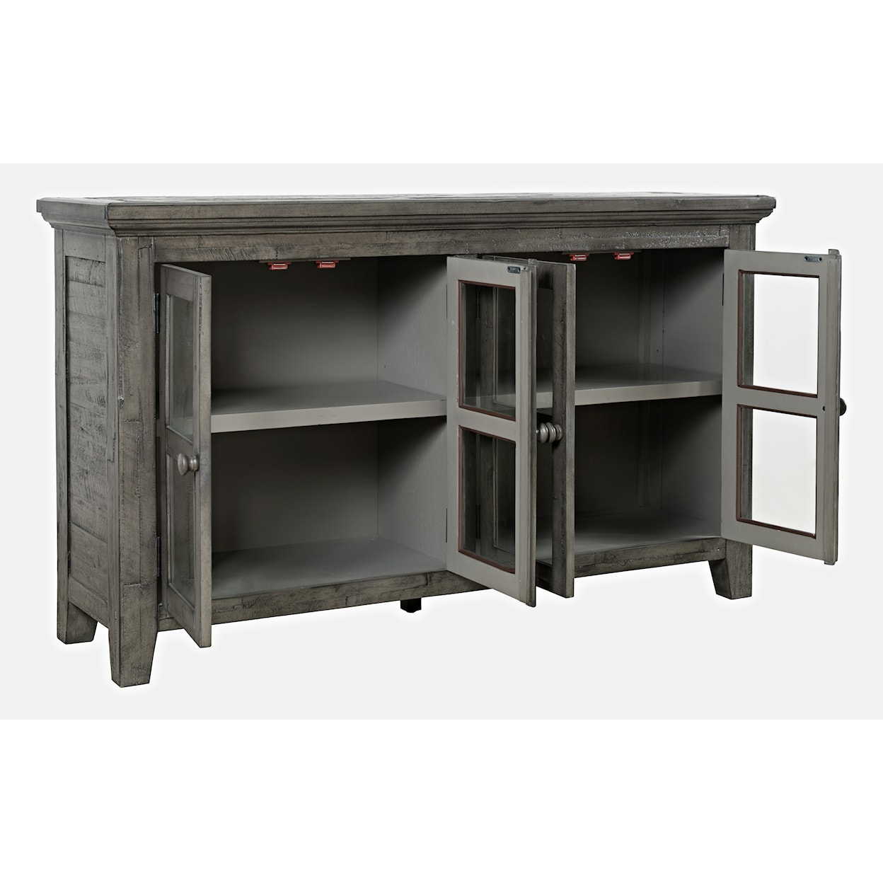 Jofran Rustic Shores 4 Door Low Cabinet