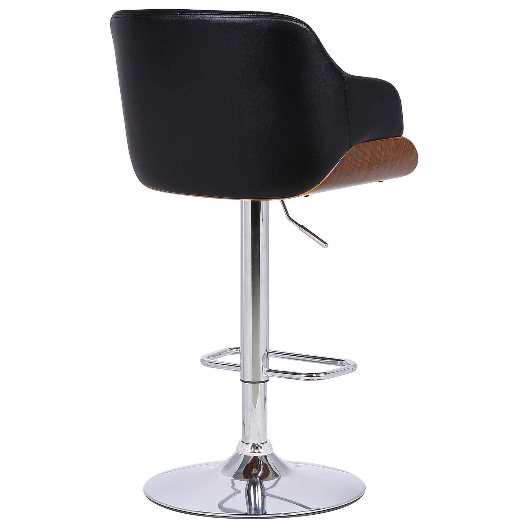 Armen Living Toby Upholstered Adjustable Bar Stool