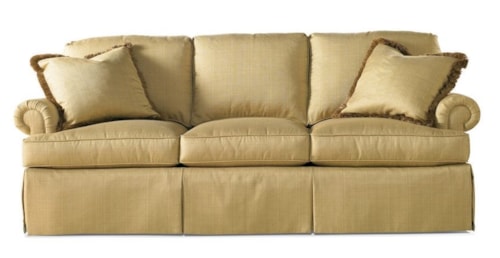 Traditional Sofa with Rolled Arms