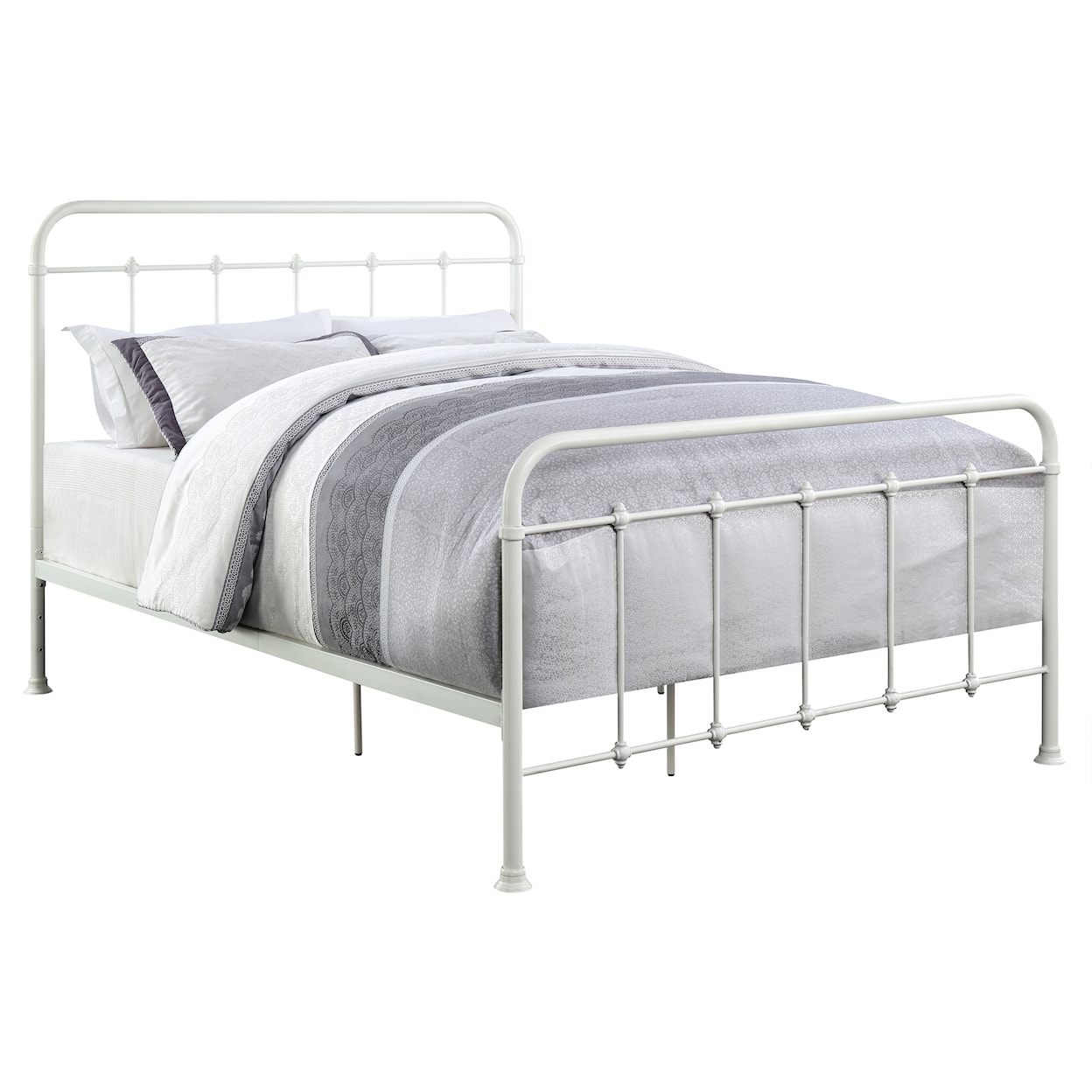 Accentrics Home Fashion Beds Queen Metal Bed