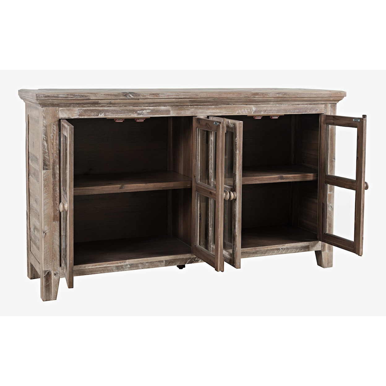 Jofran Rustic Shores 4 Door Low Cabinet