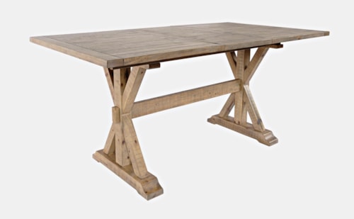 Farmhouse Counter Height Trestle Table