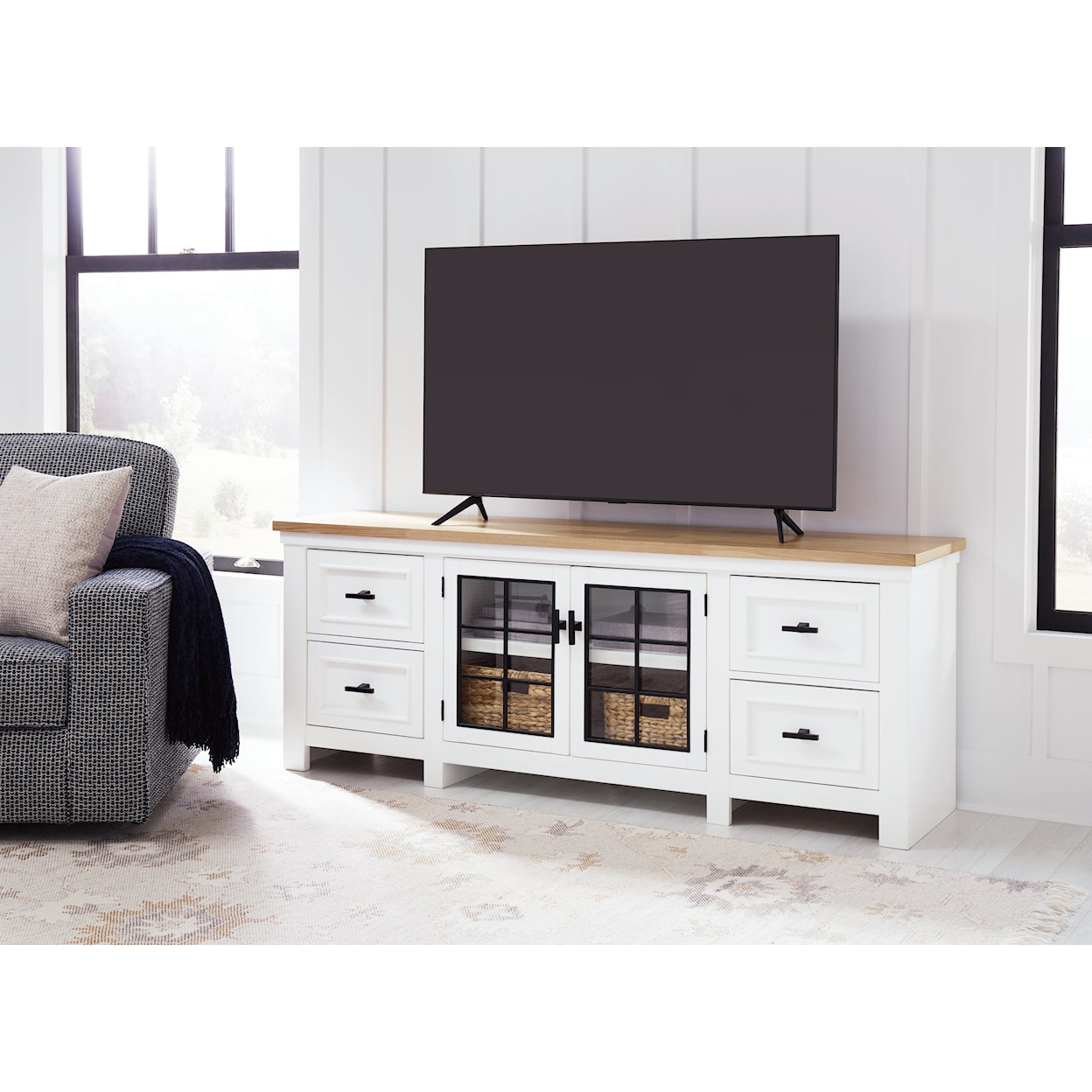 Signature Design by Ashley Ashbryn Extra Large TV Stand