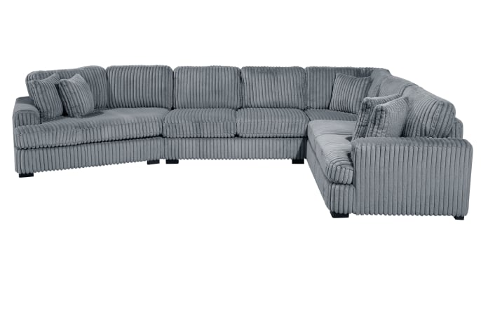 4-pc. Sectional Sofa w/Left Cuddler