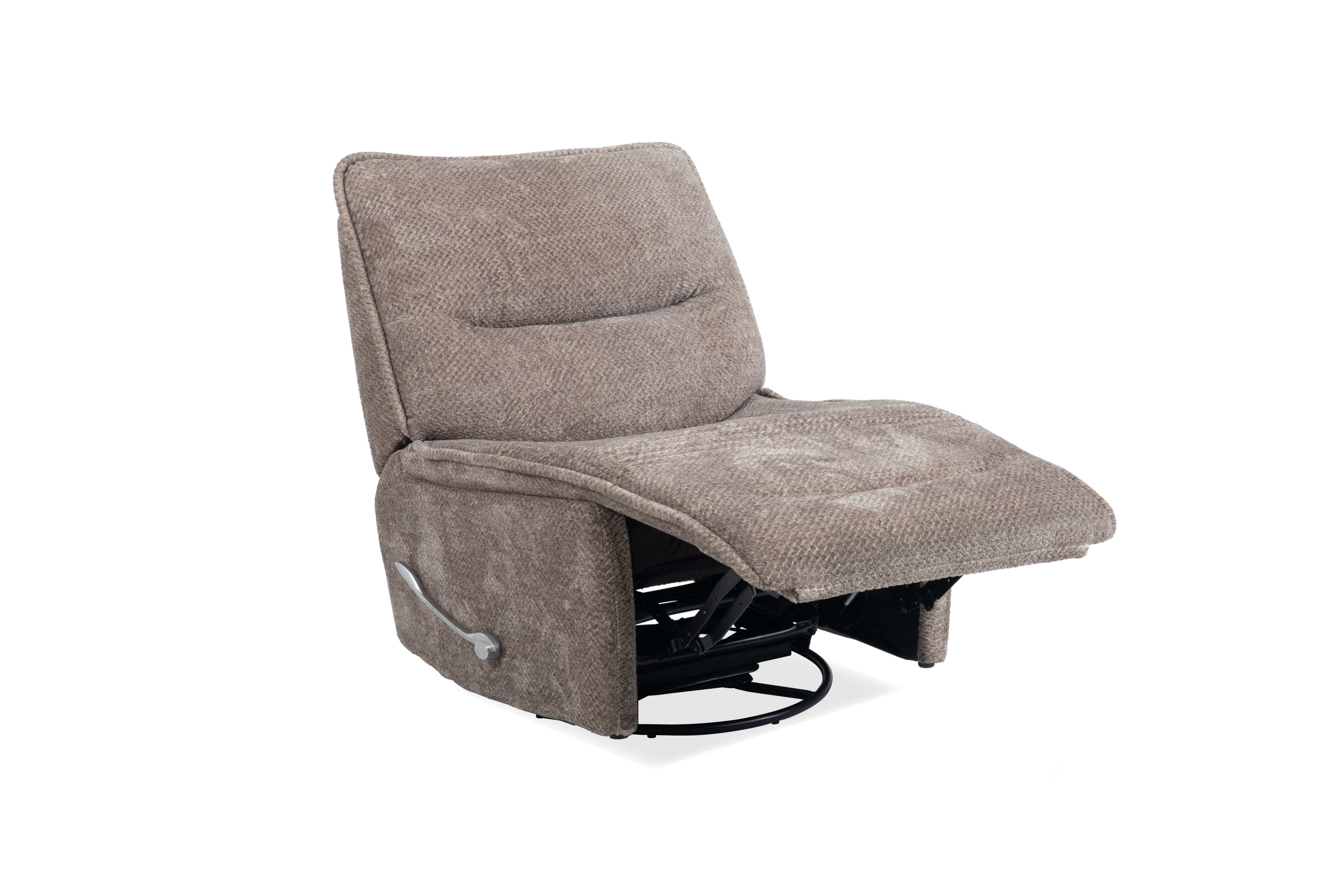 Armless Swivel Glider Recliner