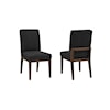 Virginia House Crafted Cherry - Dark Upholstered Side Dining Chair