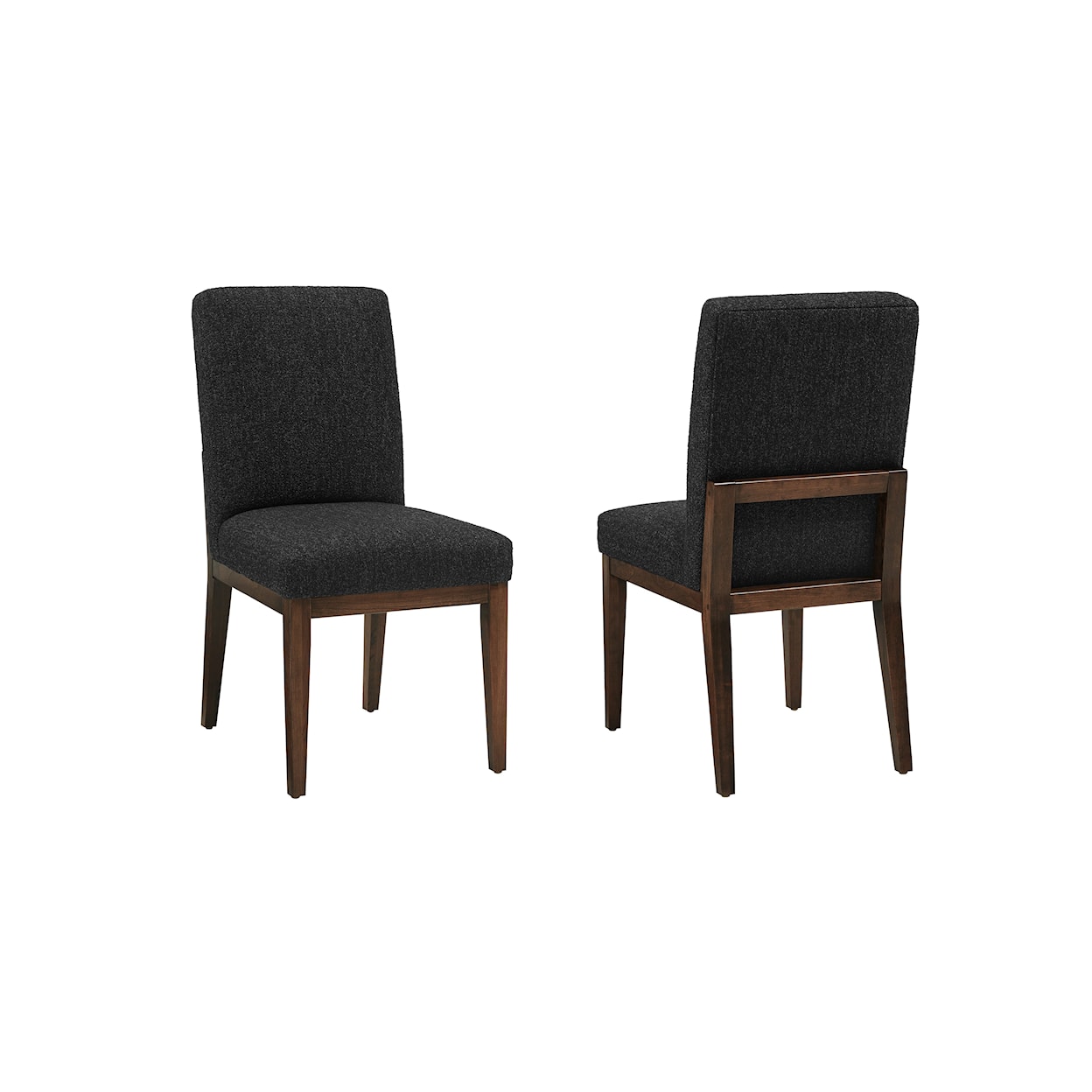 Vaughan Bassett Crafted Cherry - Dark Upholstered Side Dining Chair