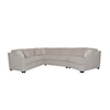 Craftmaster F9 Series 3-Piece Sectional Sofa with RAF Cuddler