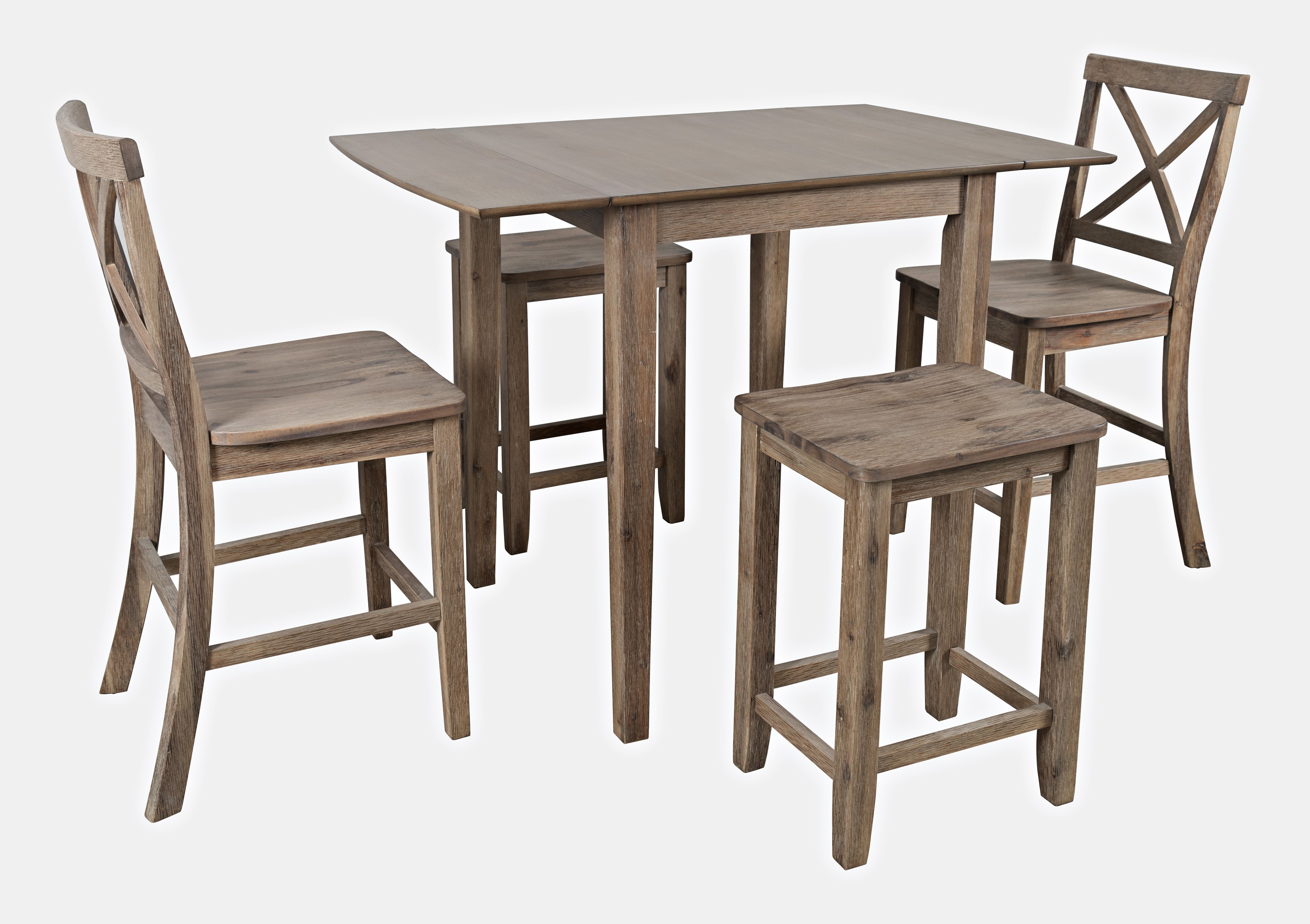 Jofran Eastern Tides 5 Piece Counter Table and Stool Set