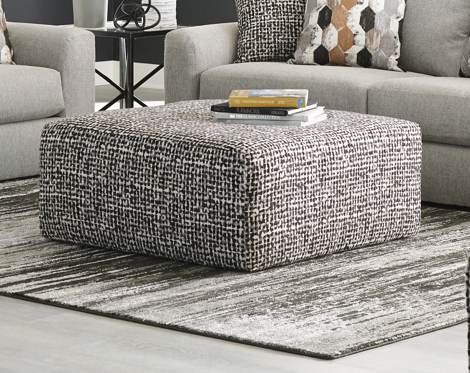 Jackson Furniture Hooten Square Cocktail Ottoman