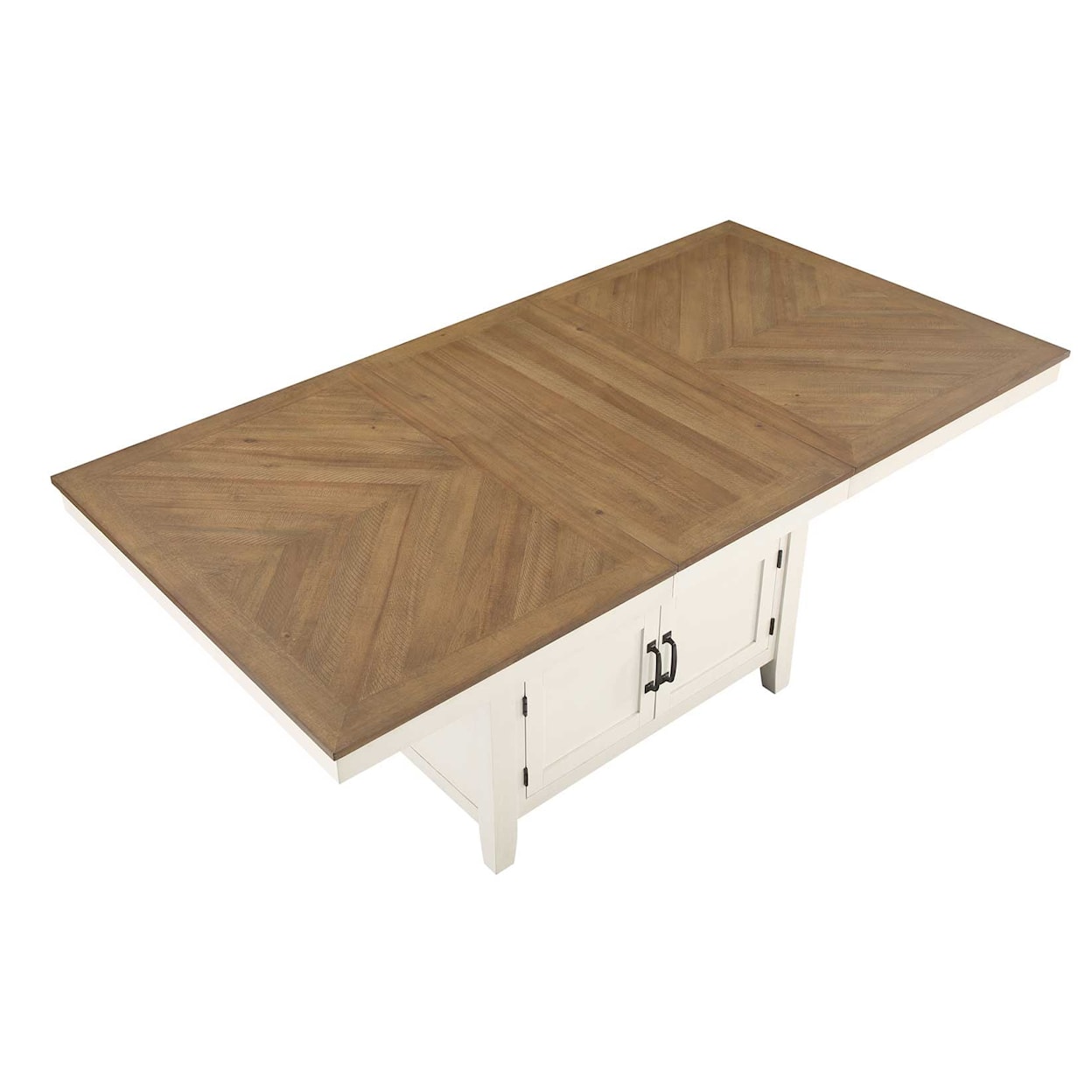 Steve Silver Henry HENRY WHITE STORAGE COUNTER TABLE | .