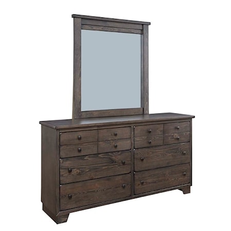 Dresser & Mirror Set