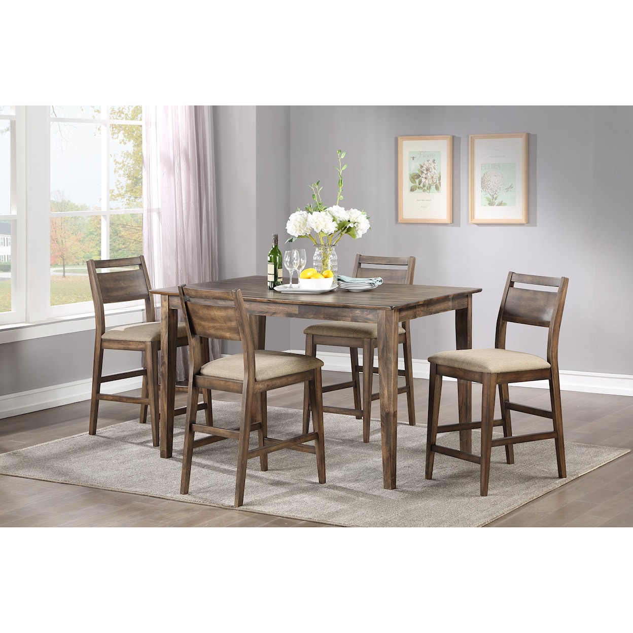 Winners Only Zoey Counter Height Dining Table