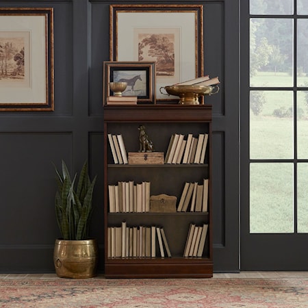 Stepped Bookcase Wall