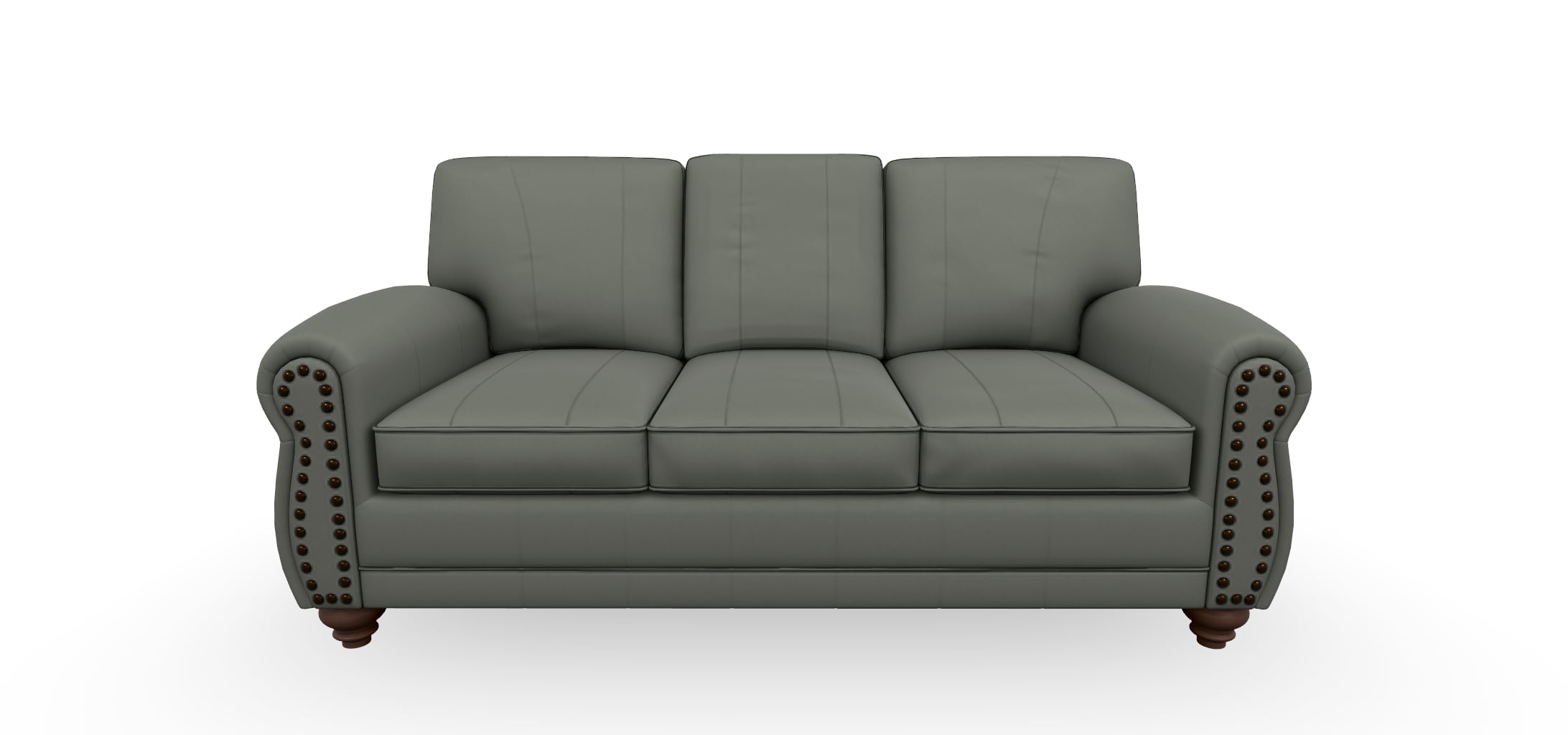 Best Home Furnishings Noble S64DWLU 72603L Stationary Leather Sofa With